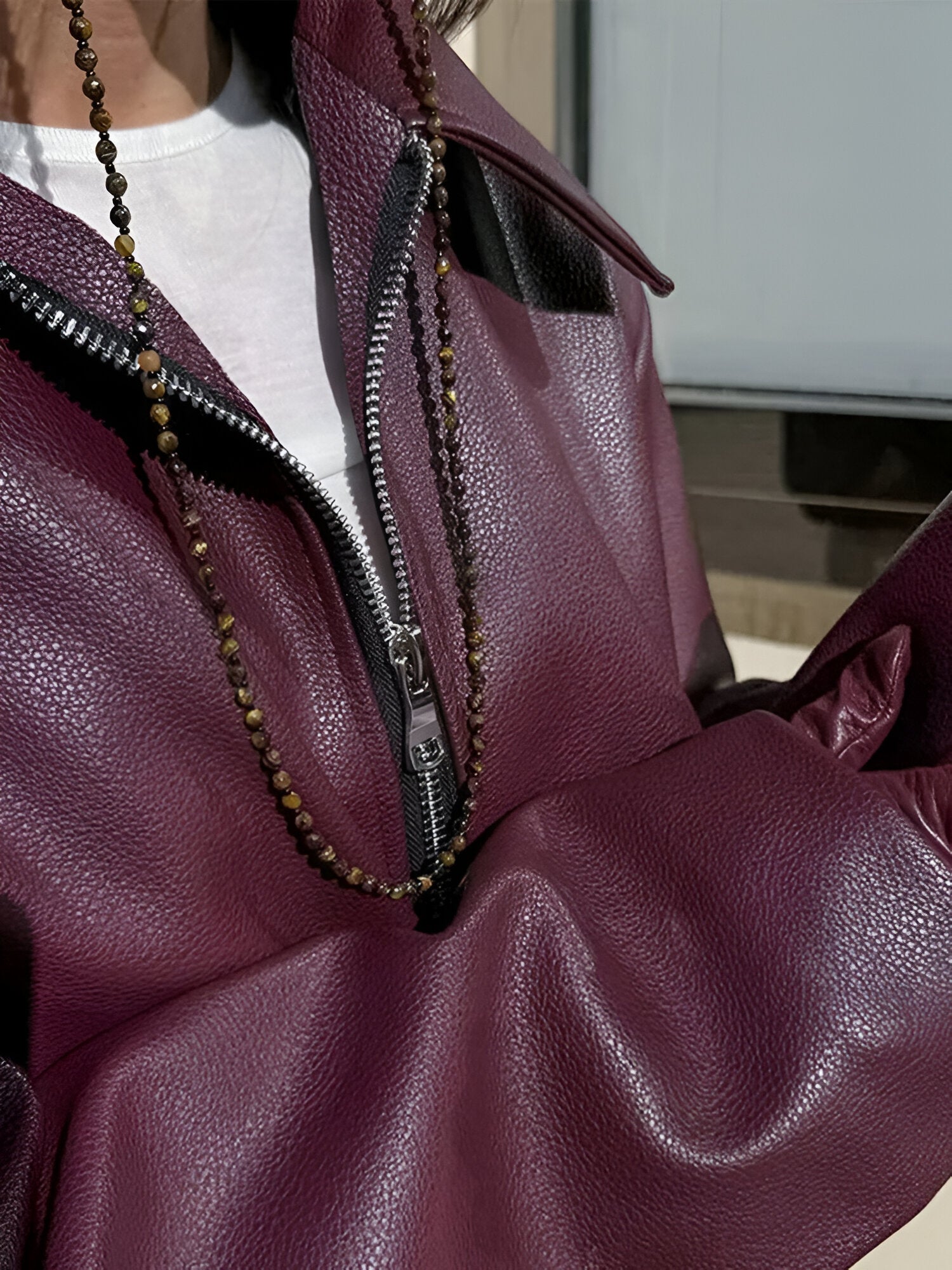 Julia™ | Skórzana bomberka