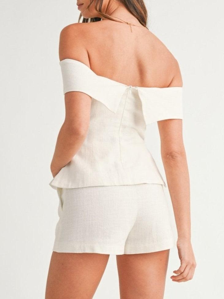 Wójcik™ | Dwuczęściowy garnitur z bawełny i lnu