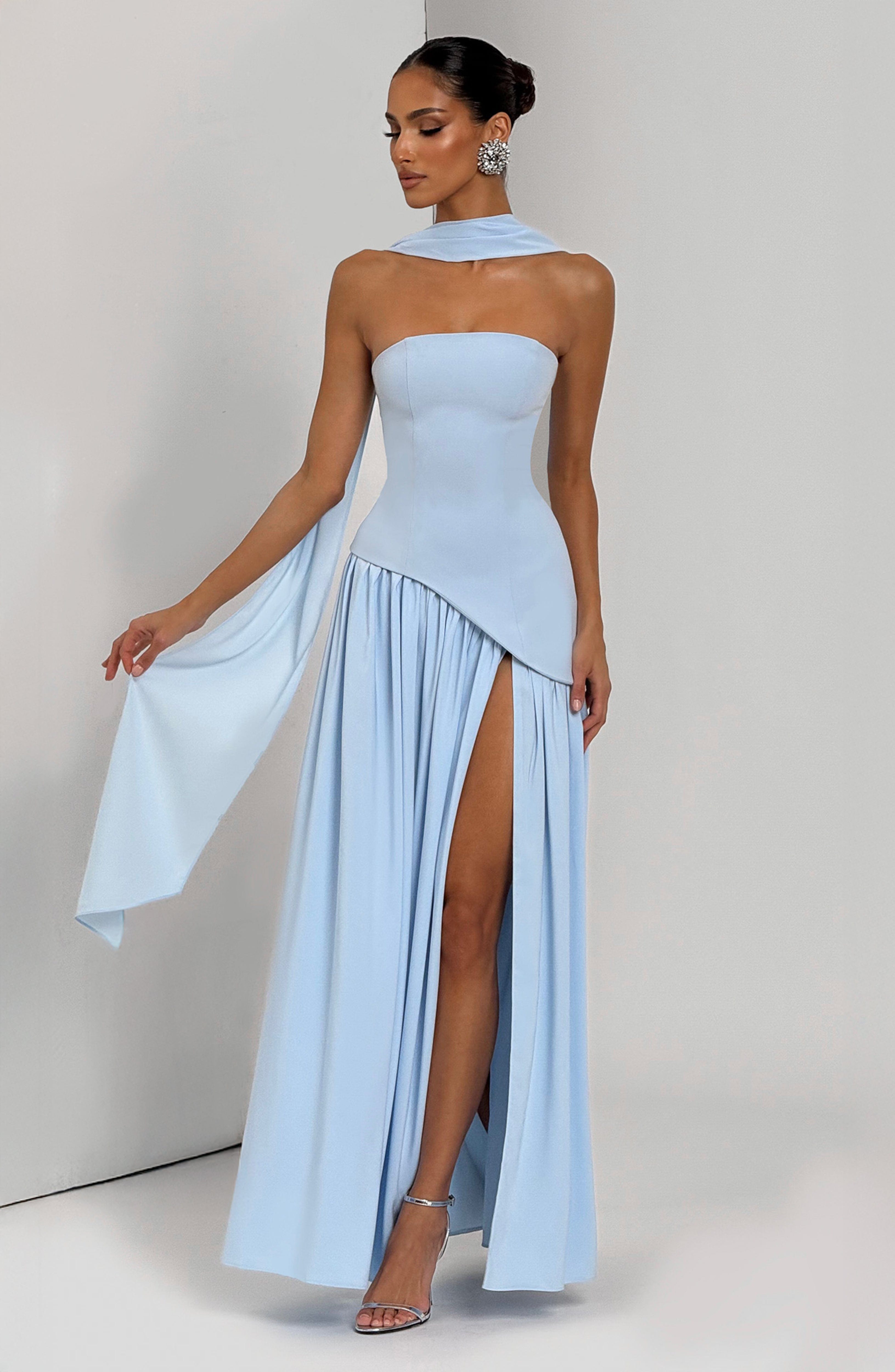 Witkaé™ | Svara Satin Maxi Dress
