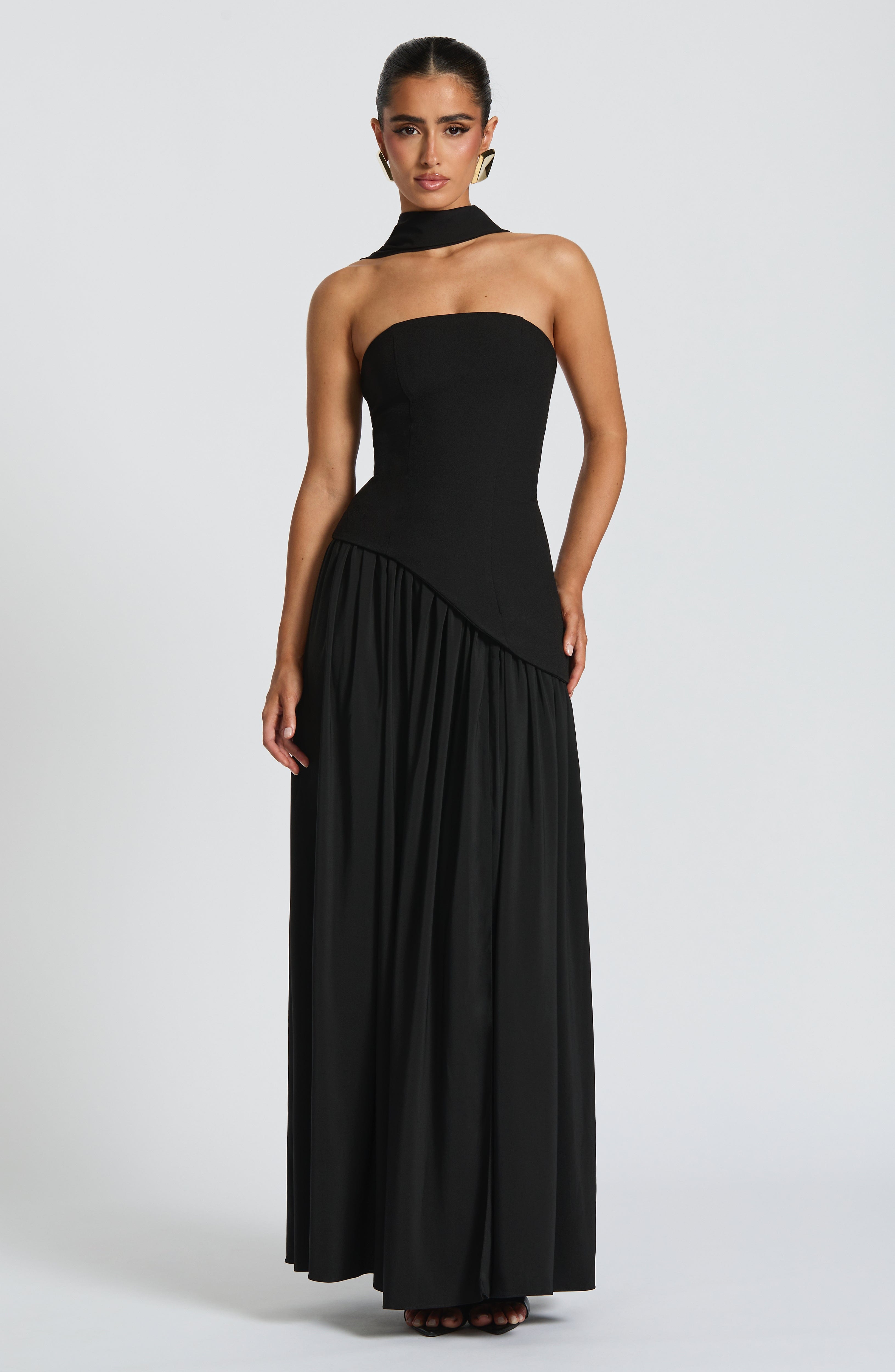 Witkaé™ | Svara Satin Maxi Dress