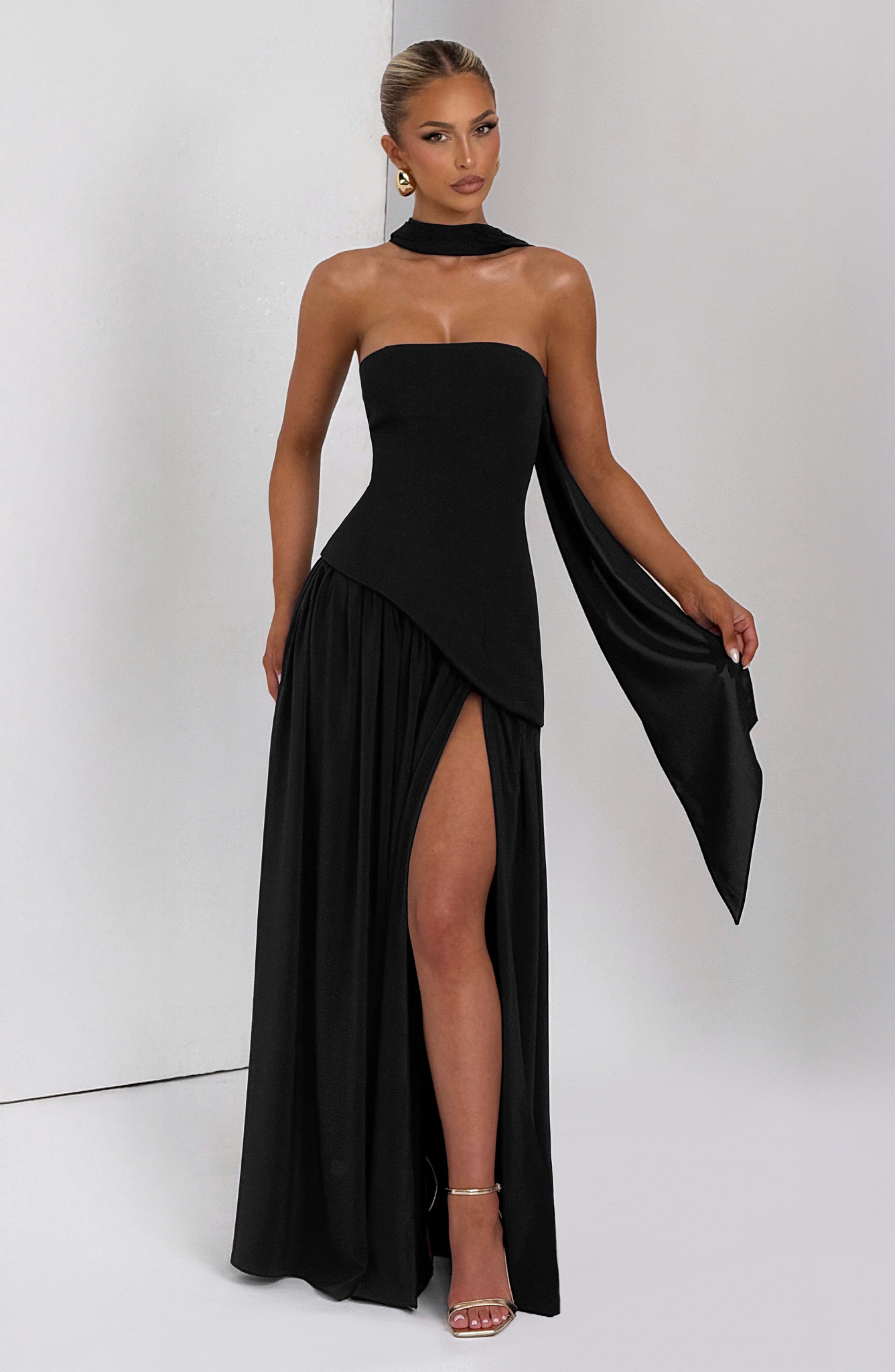 Witkaé™ | Svara Satin Maxi Dress