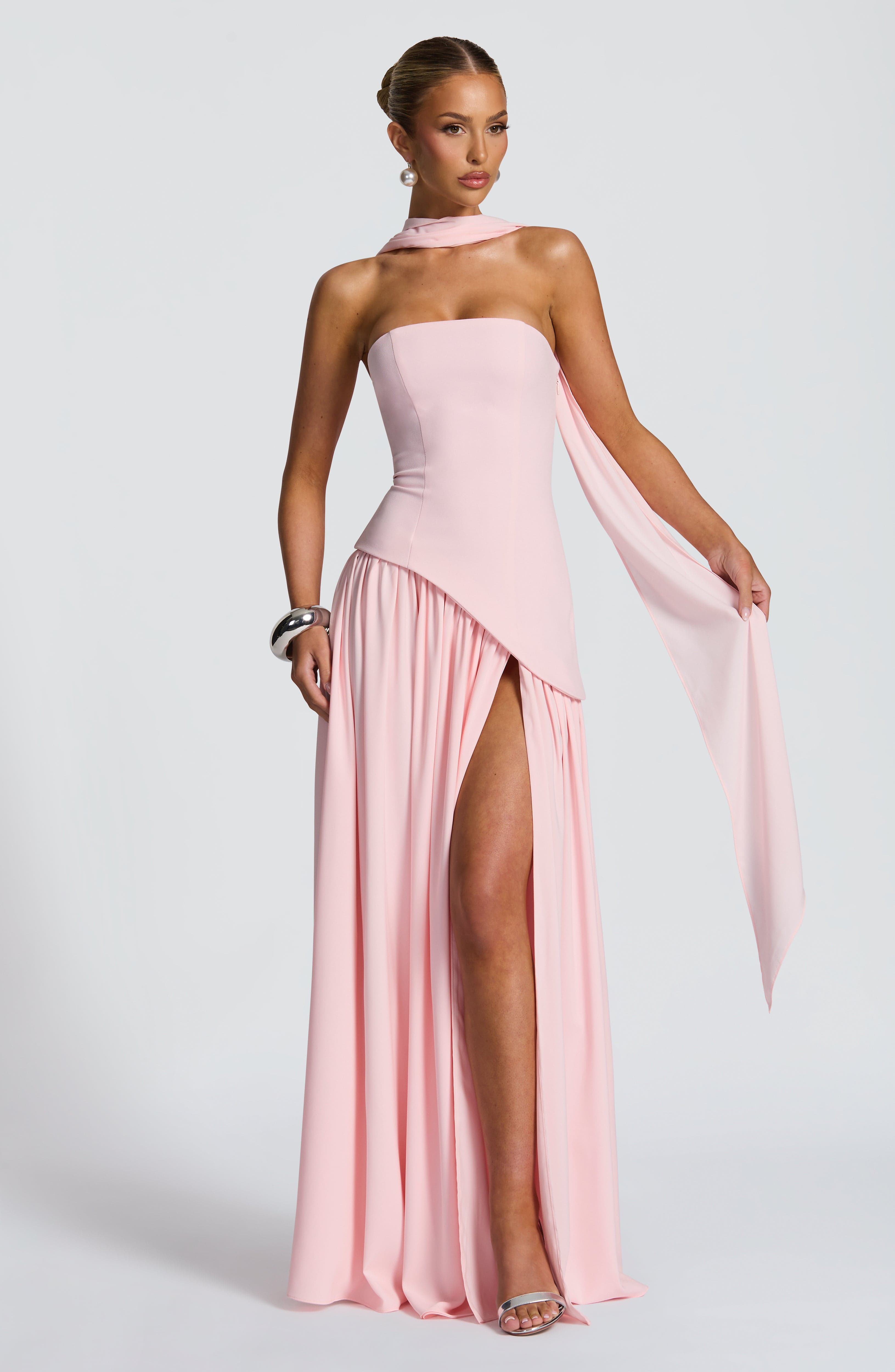 Witkaé™ | Svara Satin Maxi Dress