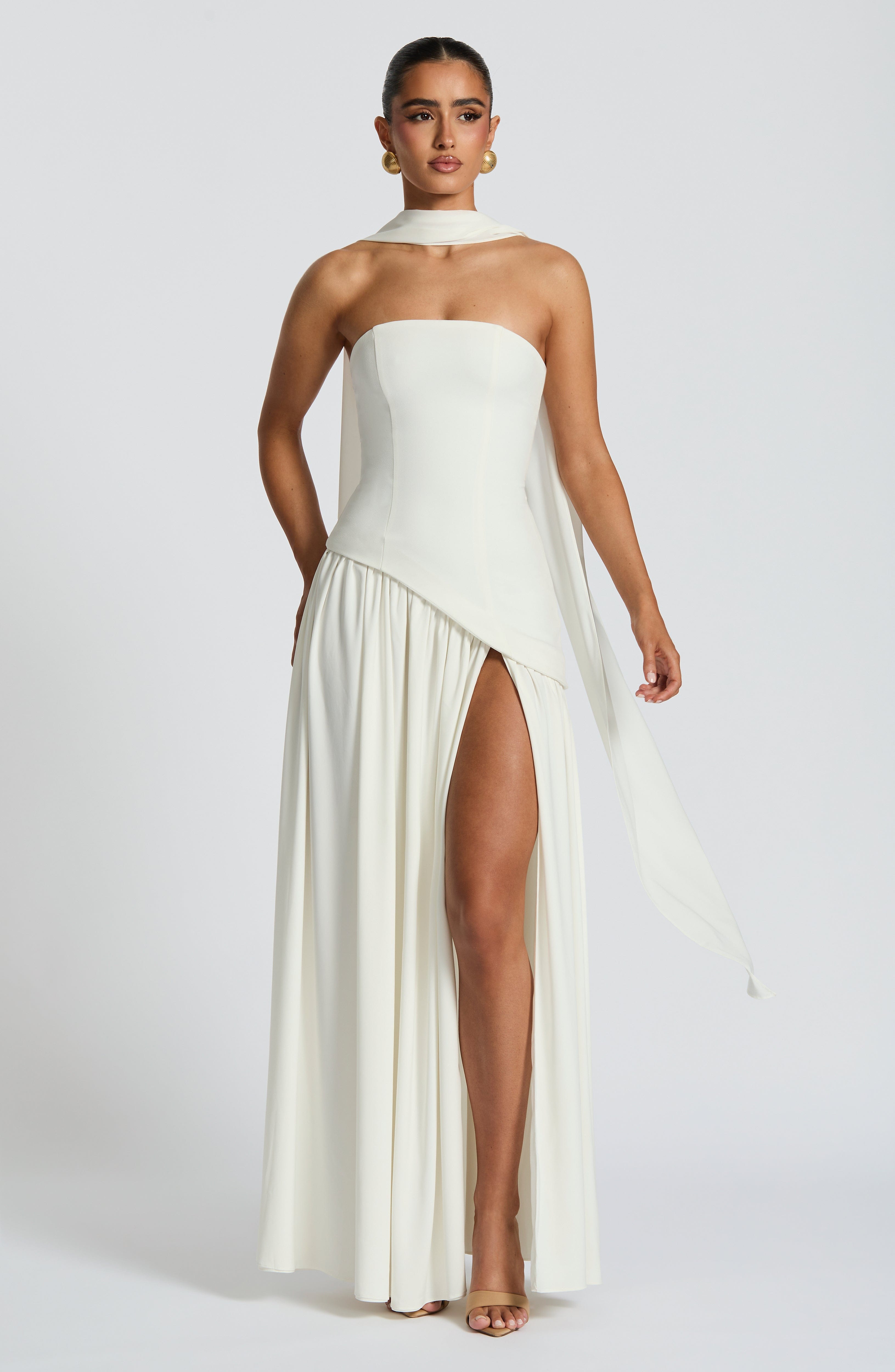 Witkaé™ | Svara Satin Maxi Dress