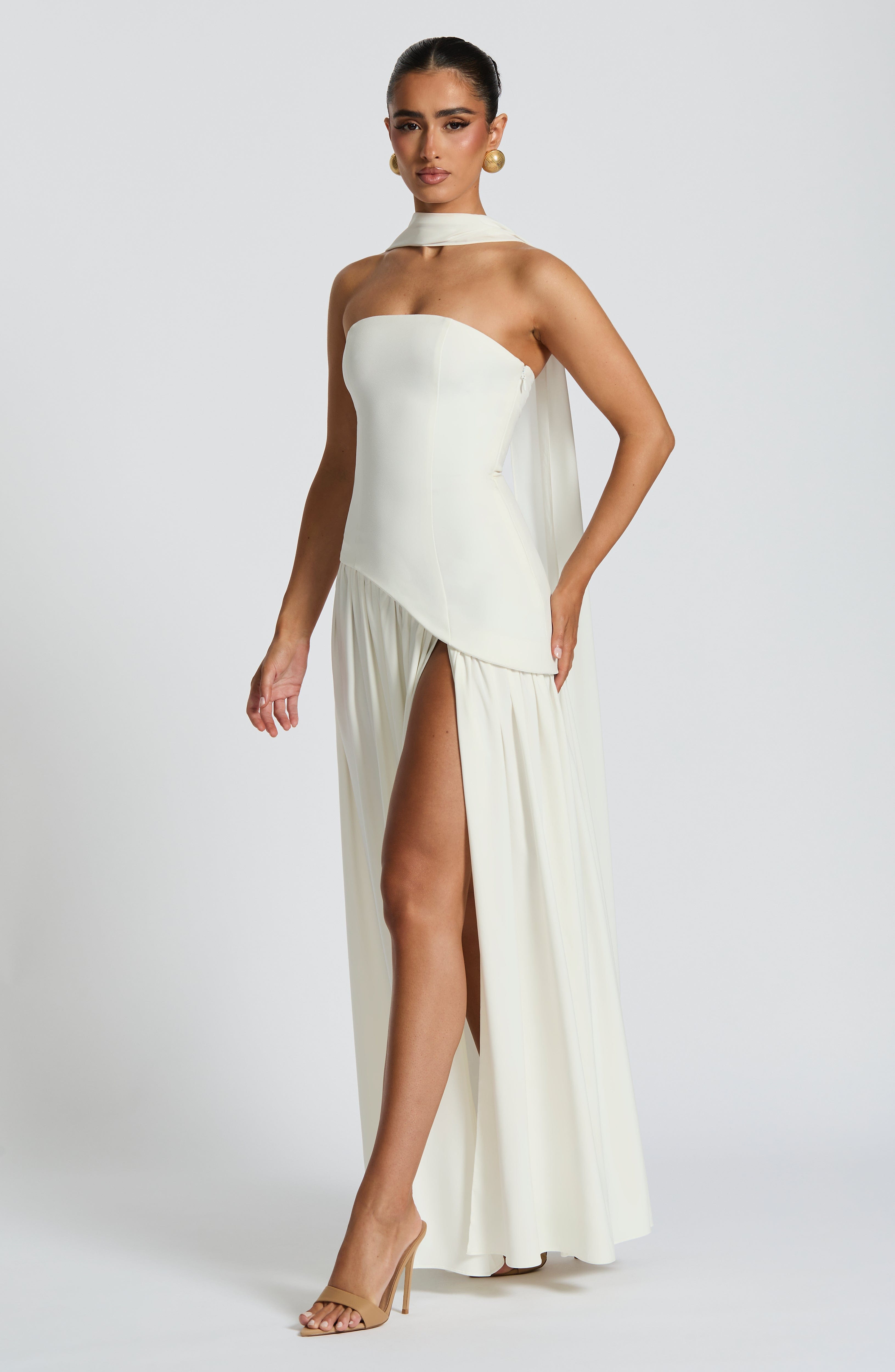 Witkaé™ | Svara Satin Maxi Dress