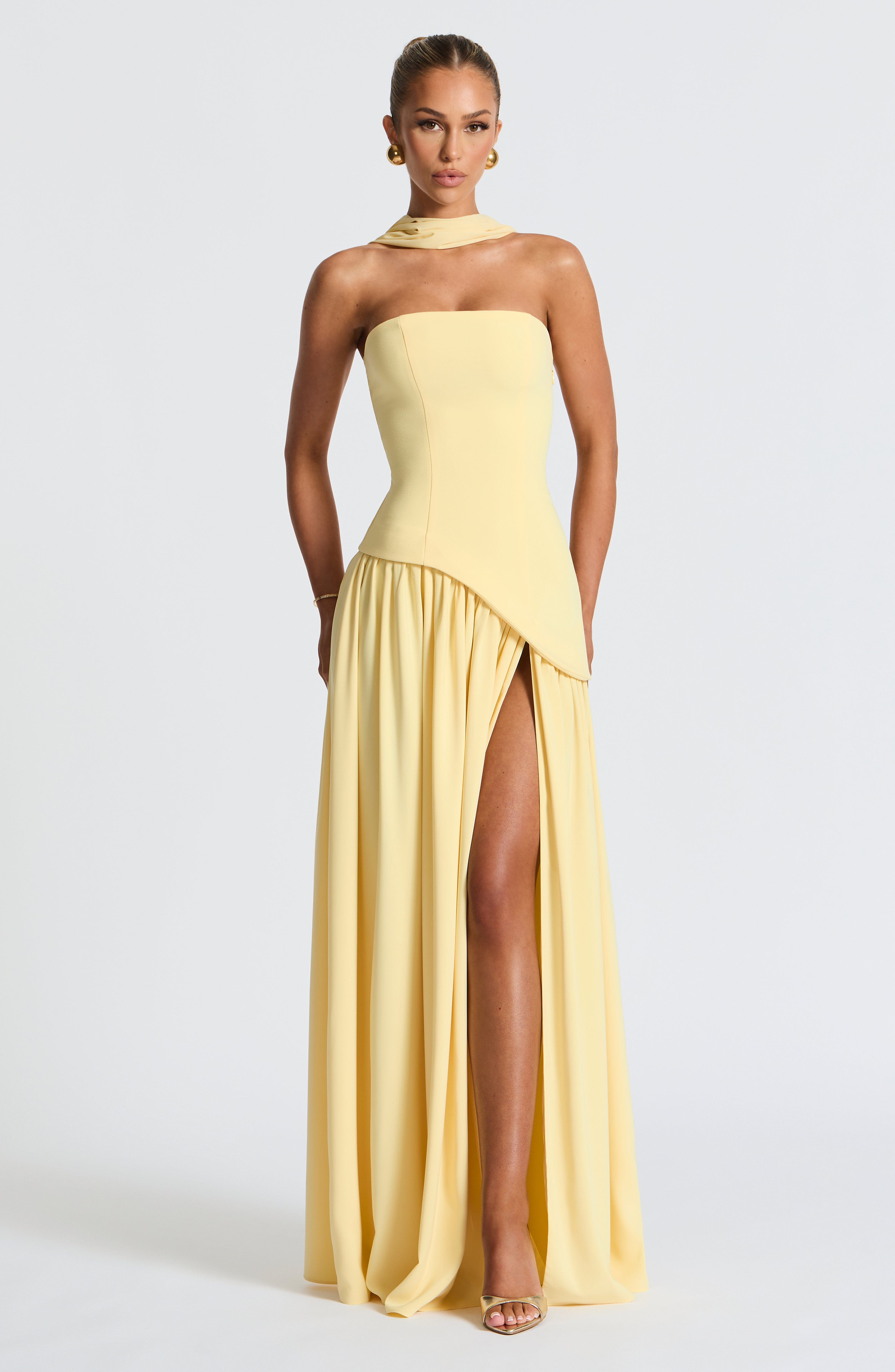 Witkaé™ | Svara Satin Maxi Dress