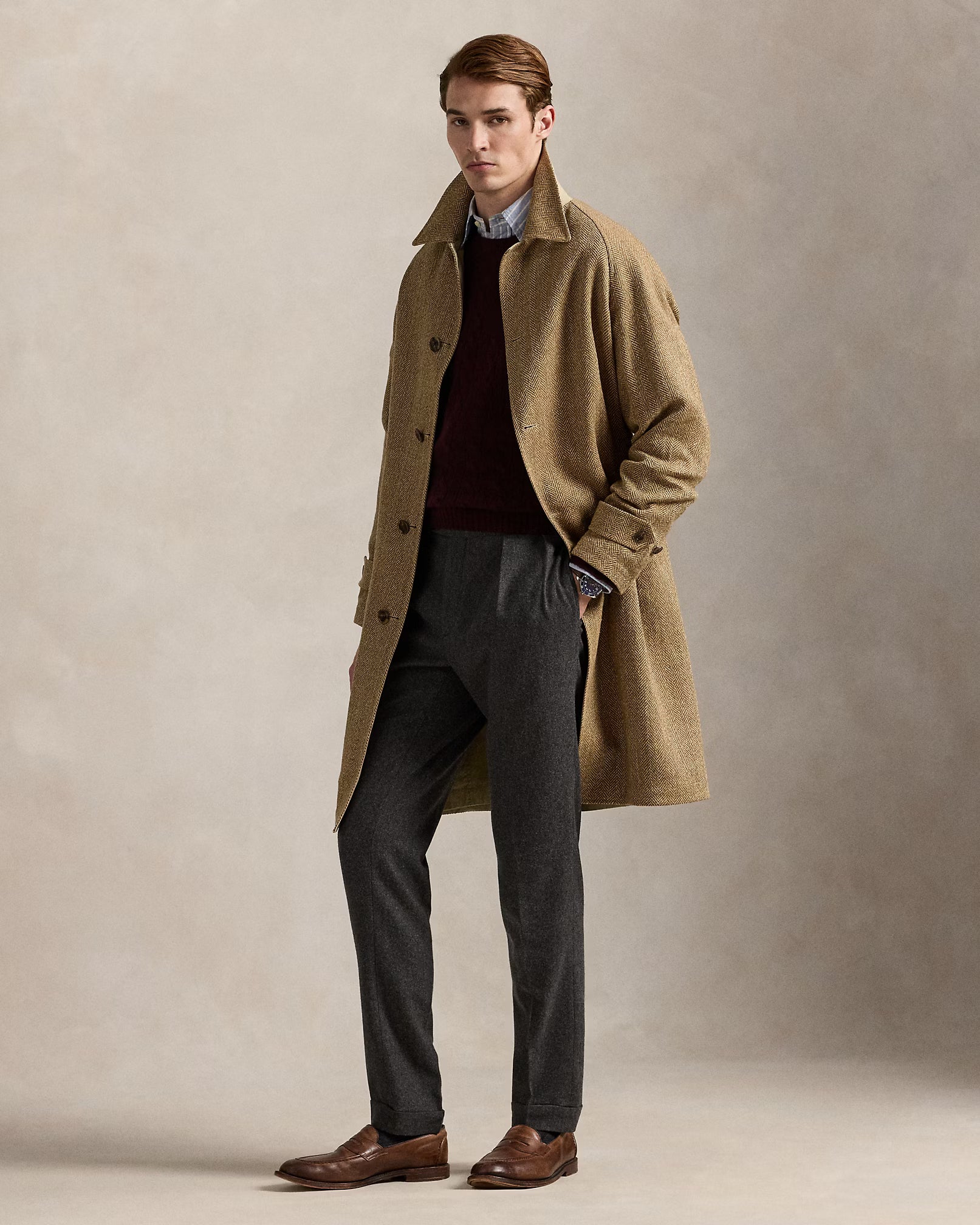 Jersey de lana y cachemira tejido con cable