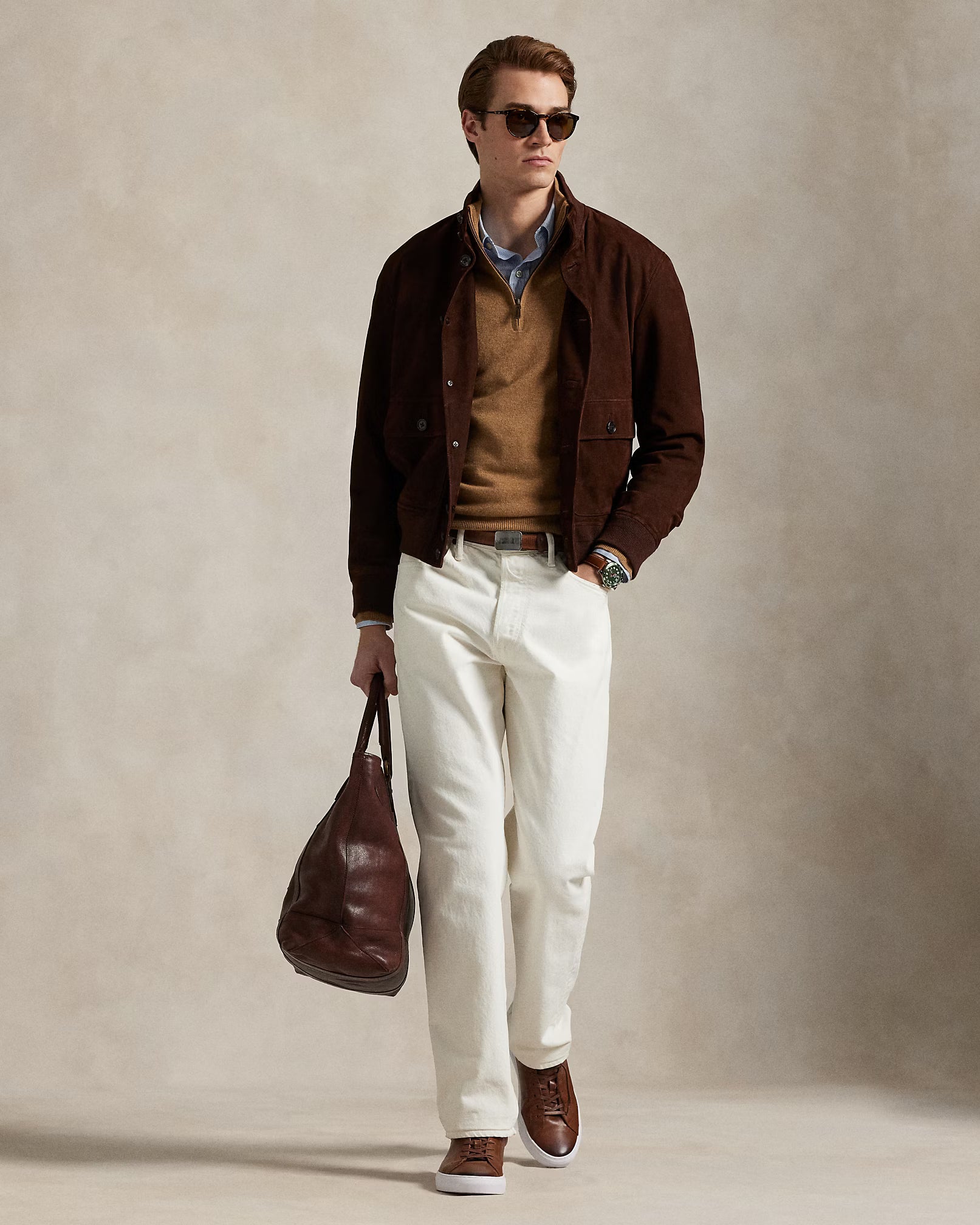 Jersey de lana con cremallera