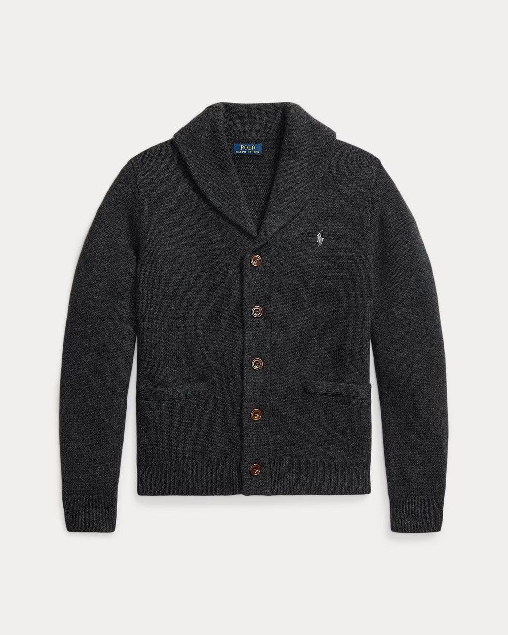 Chaleco de lana y cachemira con cuello chal