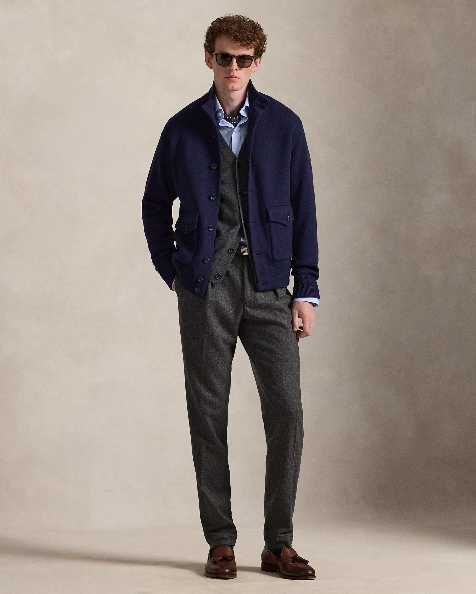 Chaleco de mezcla de lana