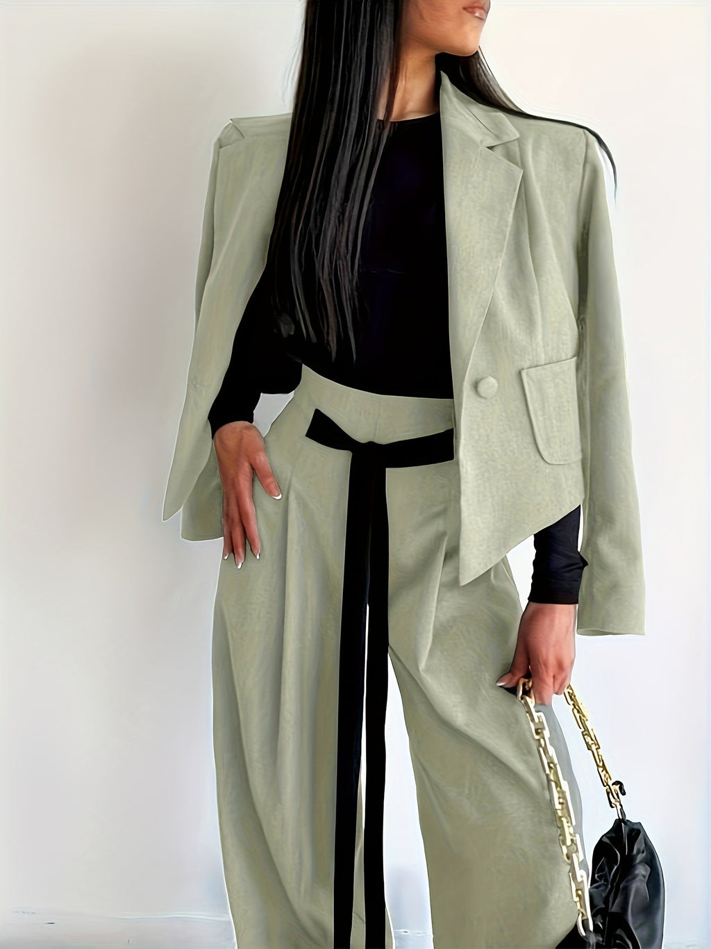 Adelajda™ | Elegancki Garnitur Damski z Marynarką i Spodniami