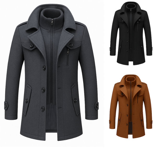 Leśnik™ | Dzielony Płaszcz w Stylu Peaky Blinders