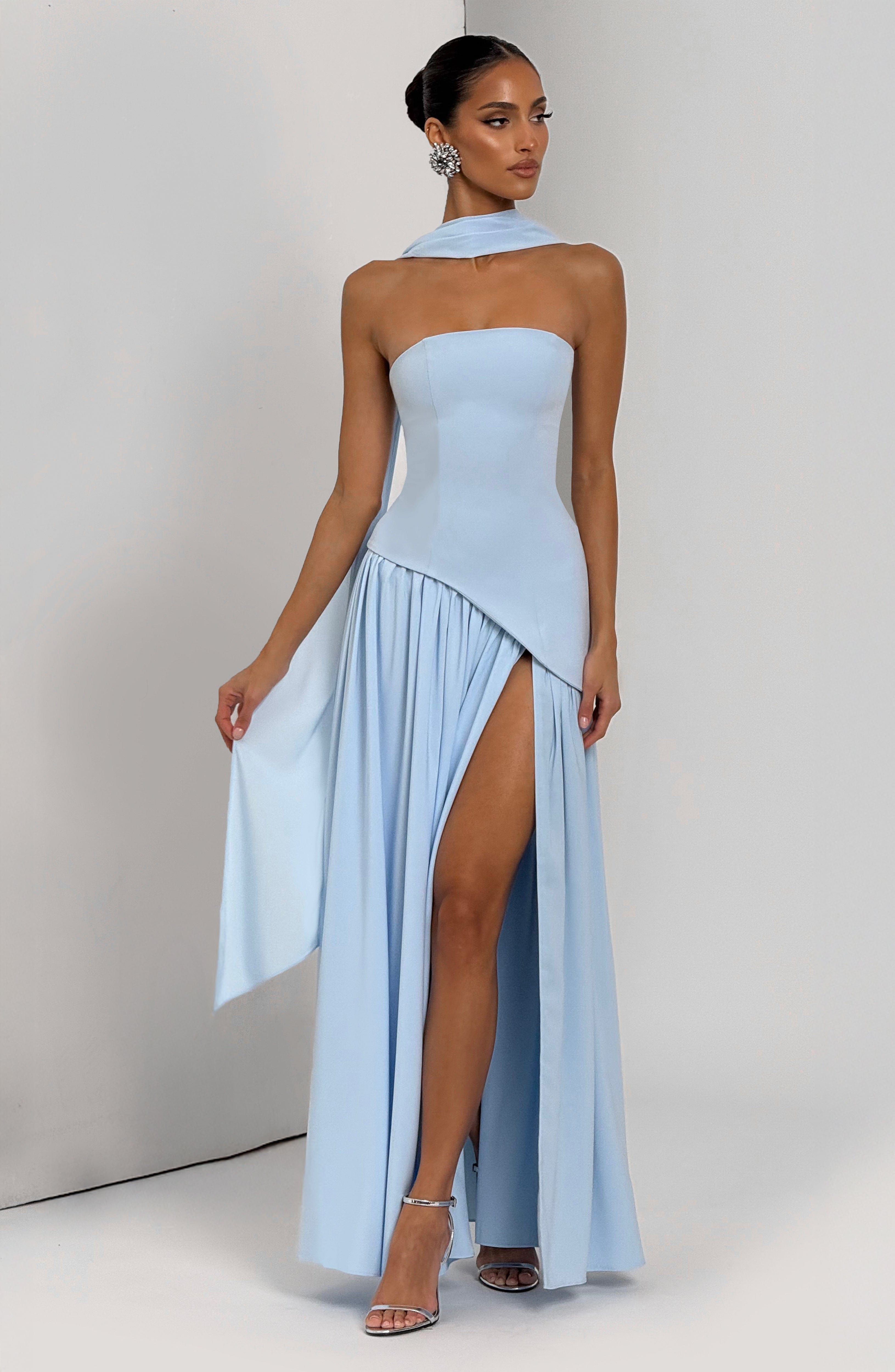 Witkaé™ | Svara Satin Maxi Dress