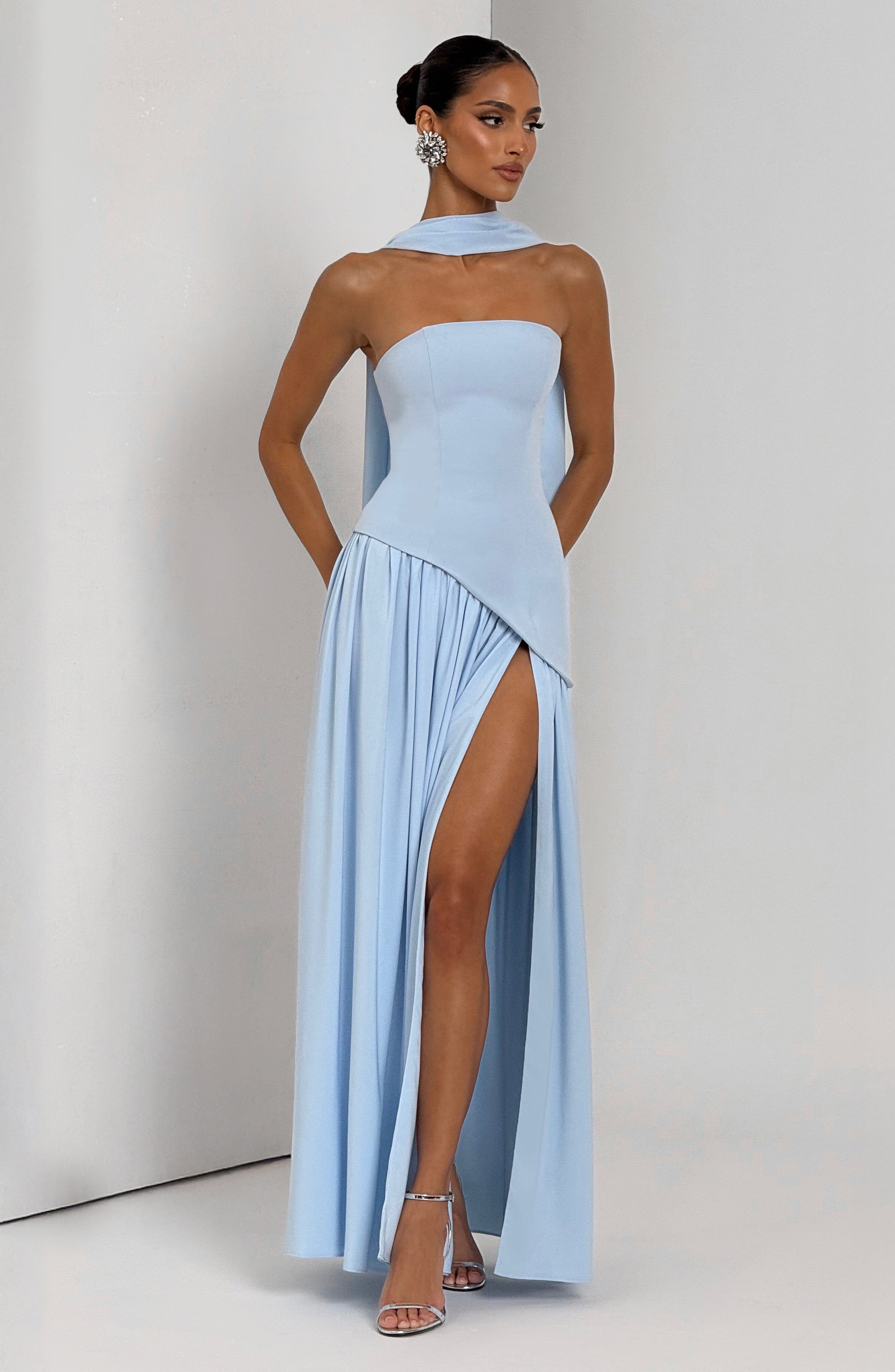 Witkaé™ | Svara Satin Maxi Dress