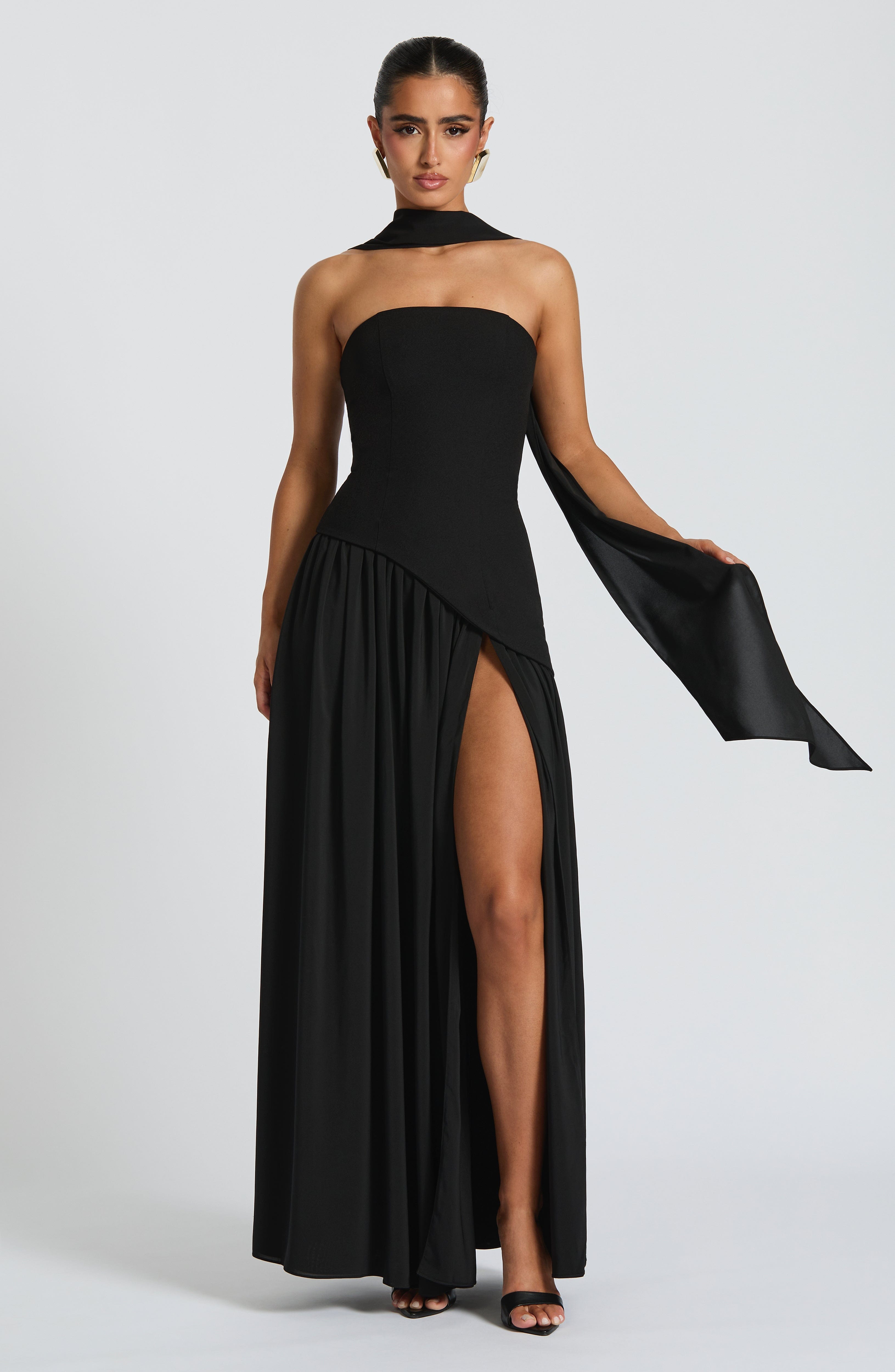 Witkaé™ | Svara Satin Maxi Dress