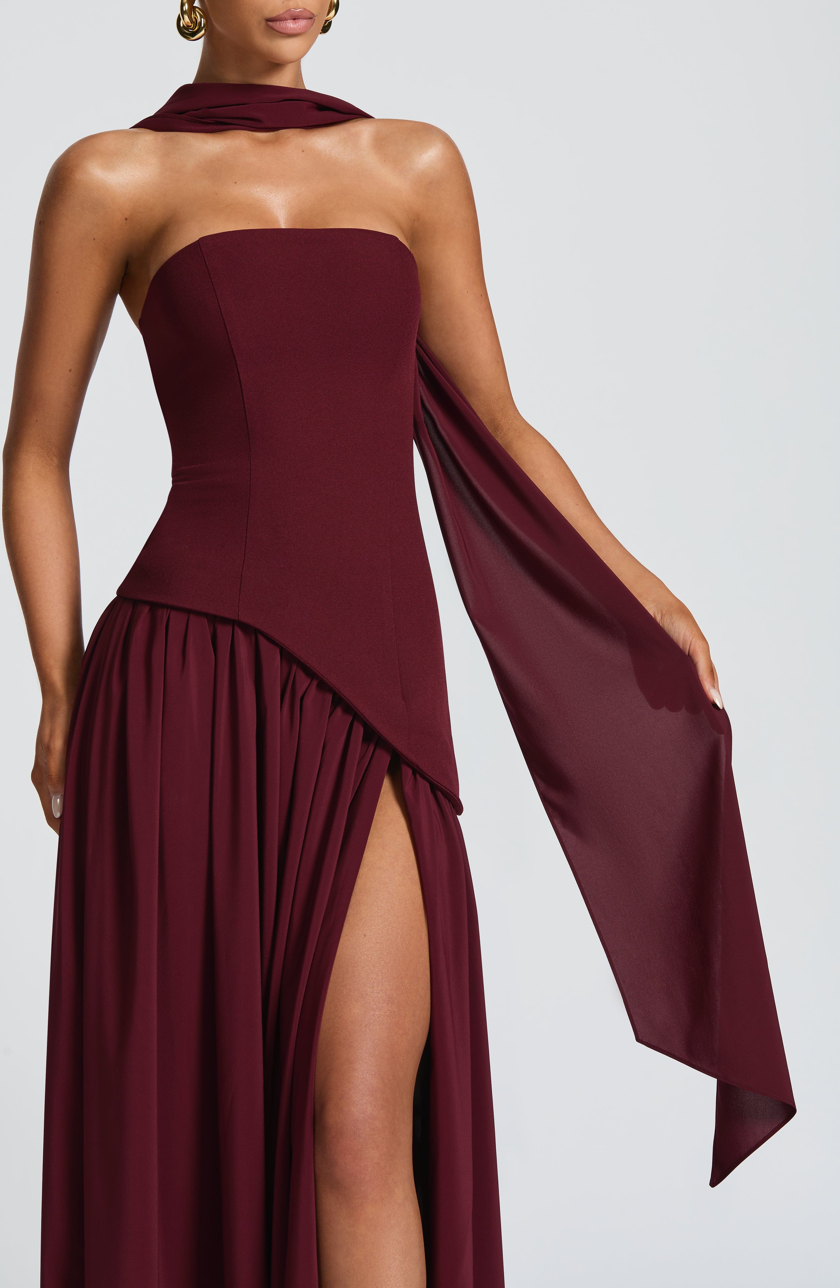 Witkaé™ | Svara Satin Maxi Dress