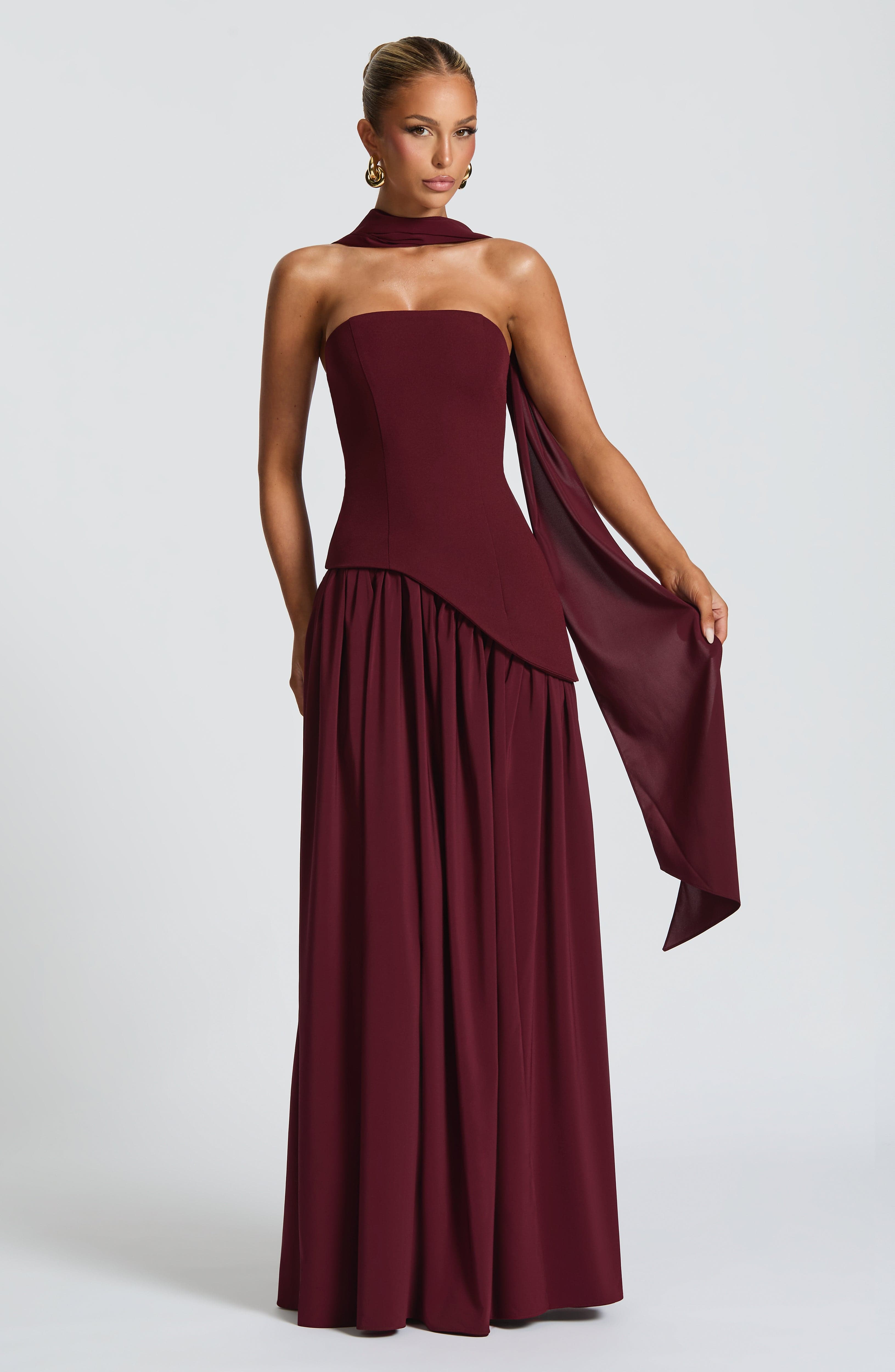 Witkaé™ | Svara Satin Maxi Dress