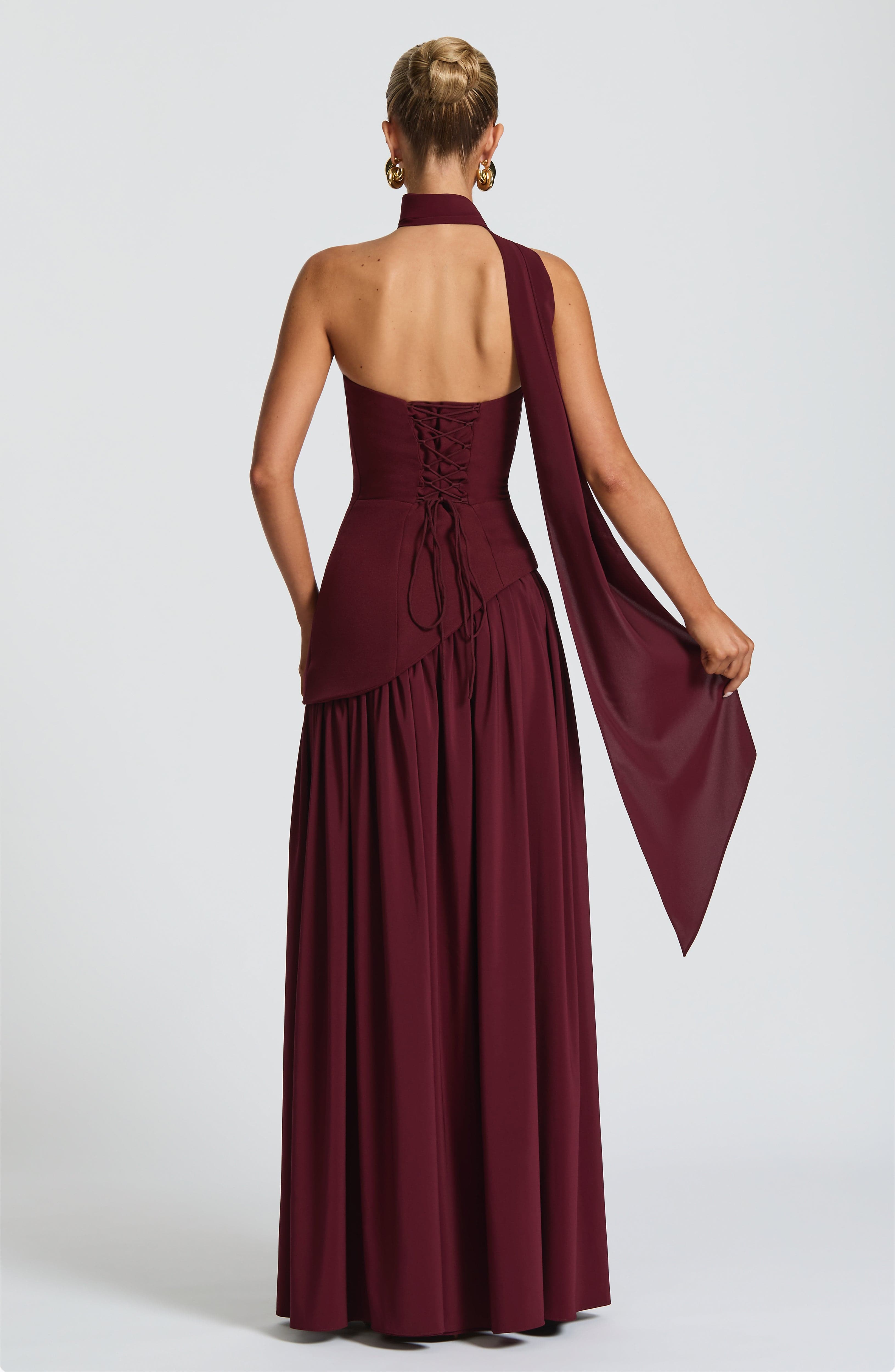 Witkaé™ | Svara Satin Maxi Dress