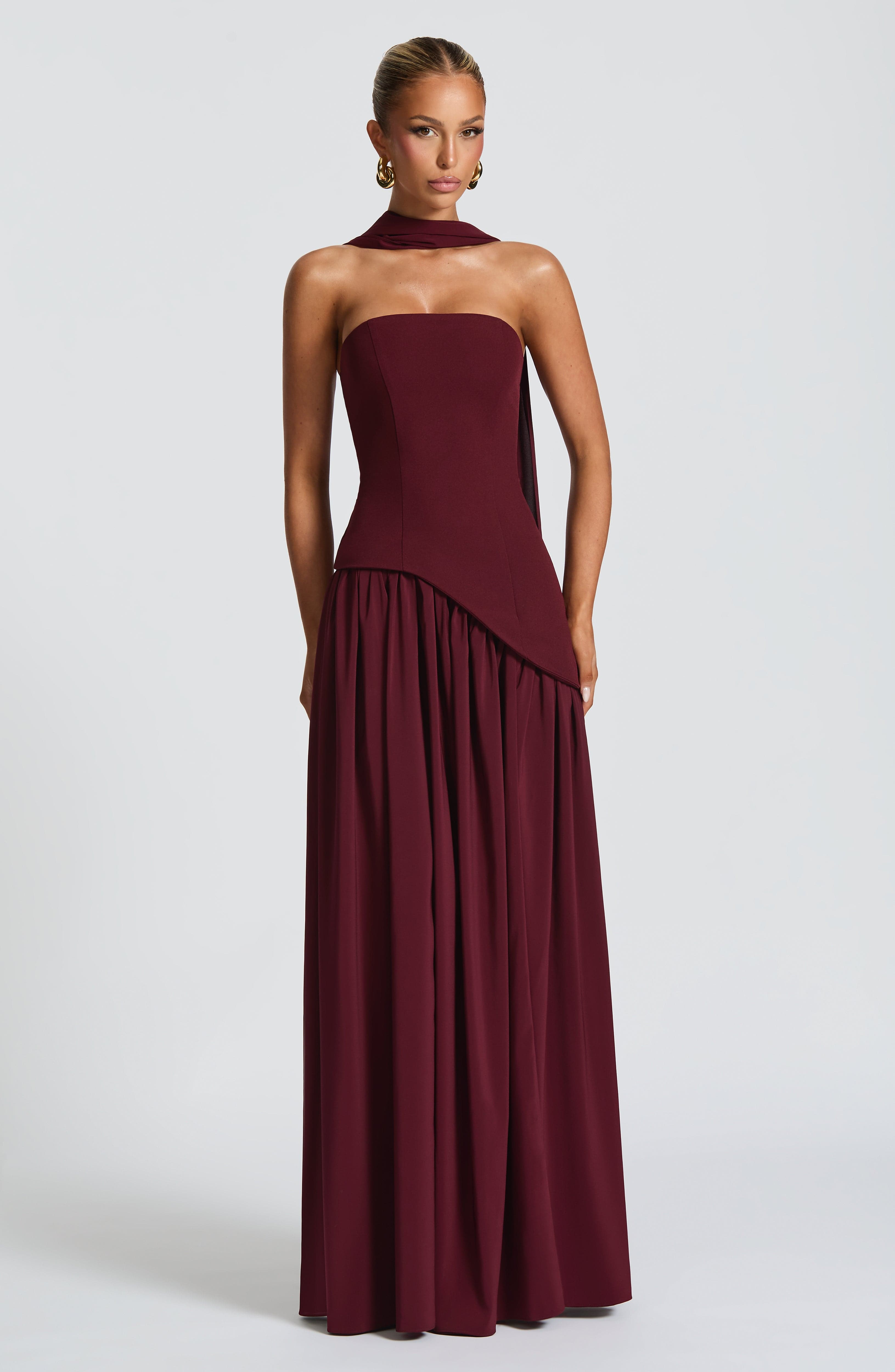 Witkaé™ | Svara Satin Maxi Dress