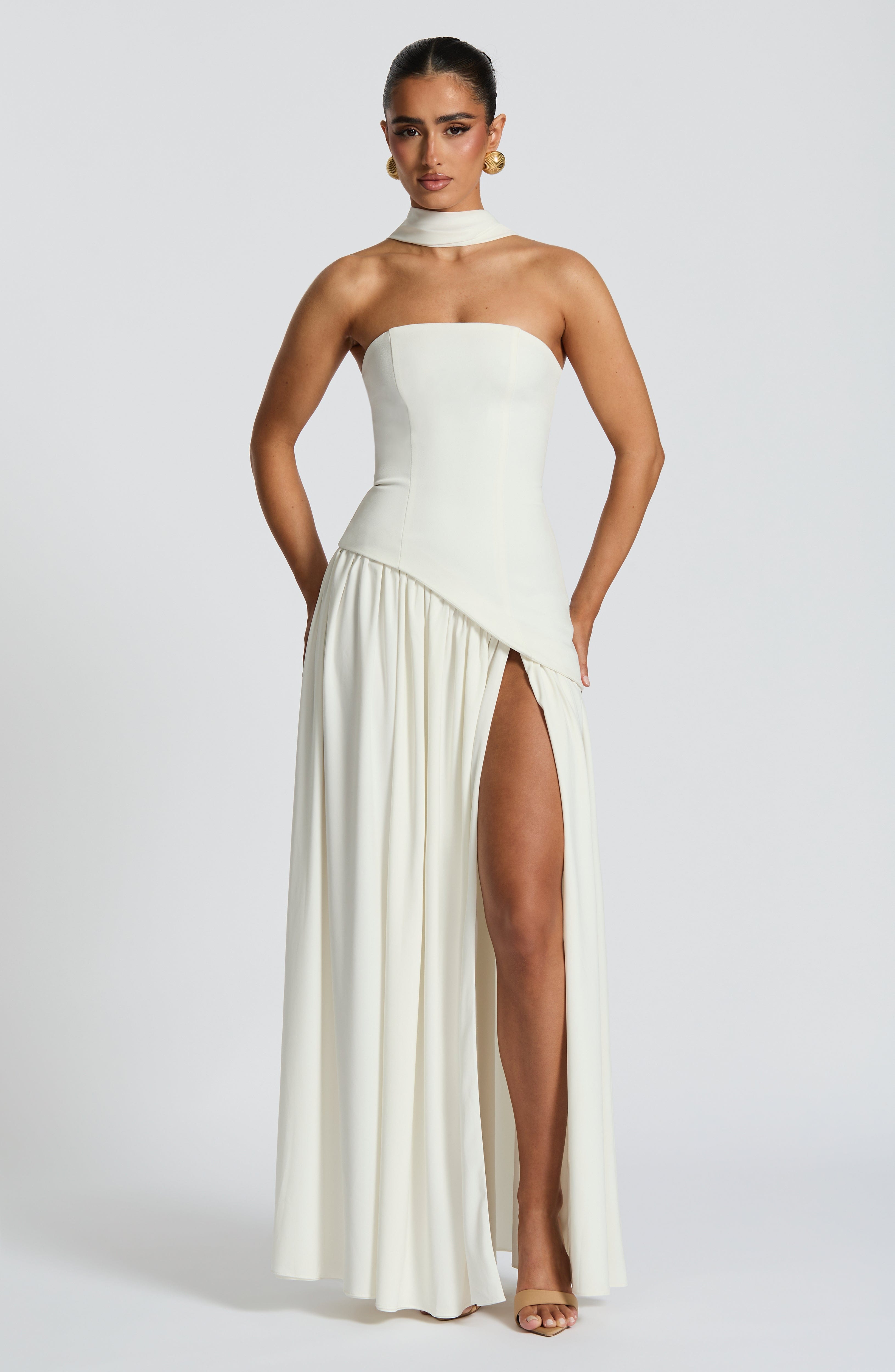 Witkaé™ | Svara Satin Maxi Dress