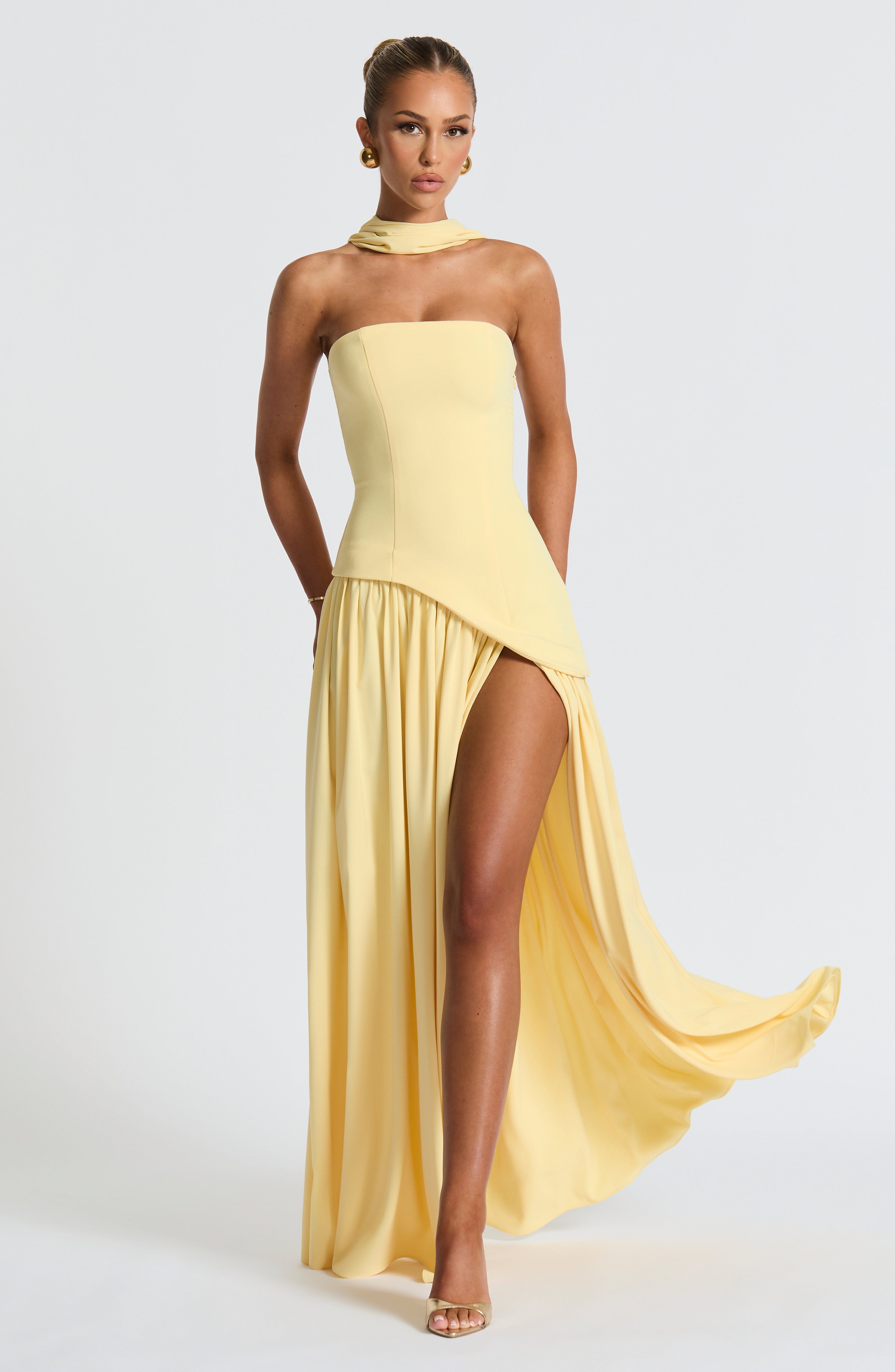 Witkaé™ | Svara Satin Maxi Dress