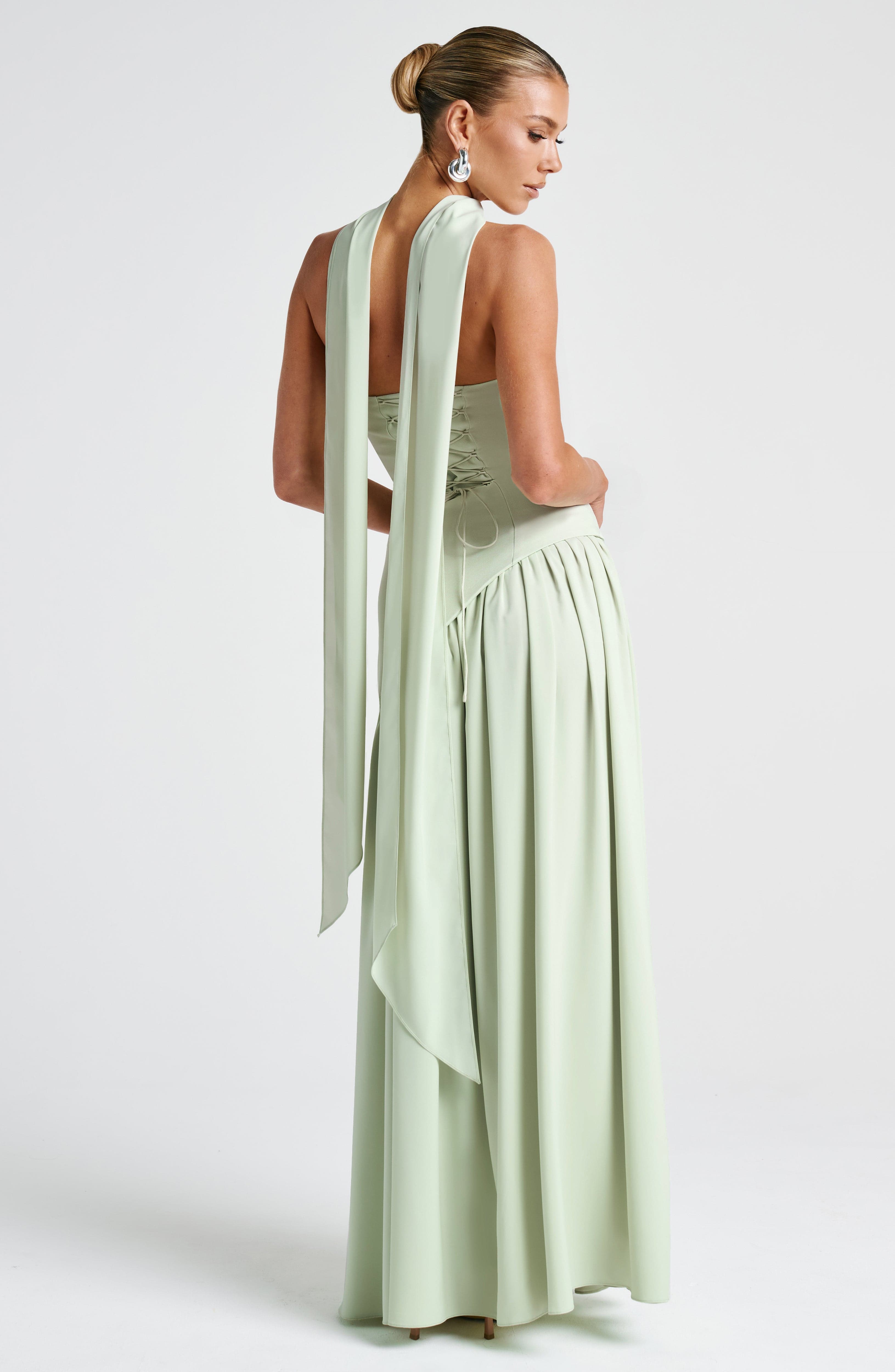 Witkaé™ | Svara Satin Maxi Dress