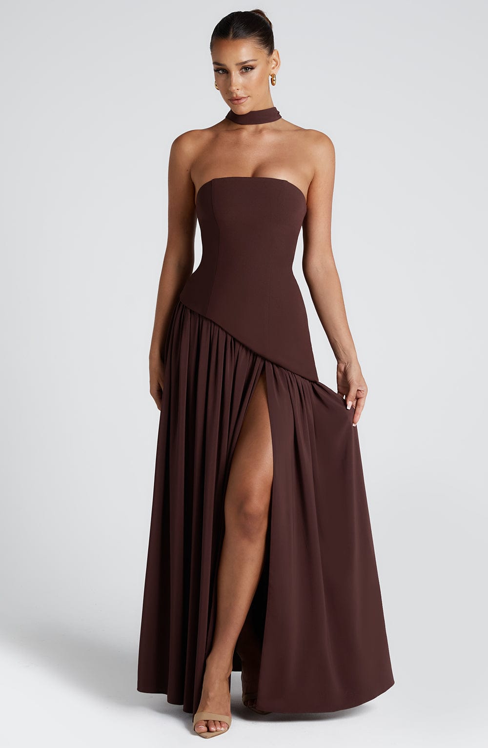 Witkaé™ | Svara Satin Maxi Dress