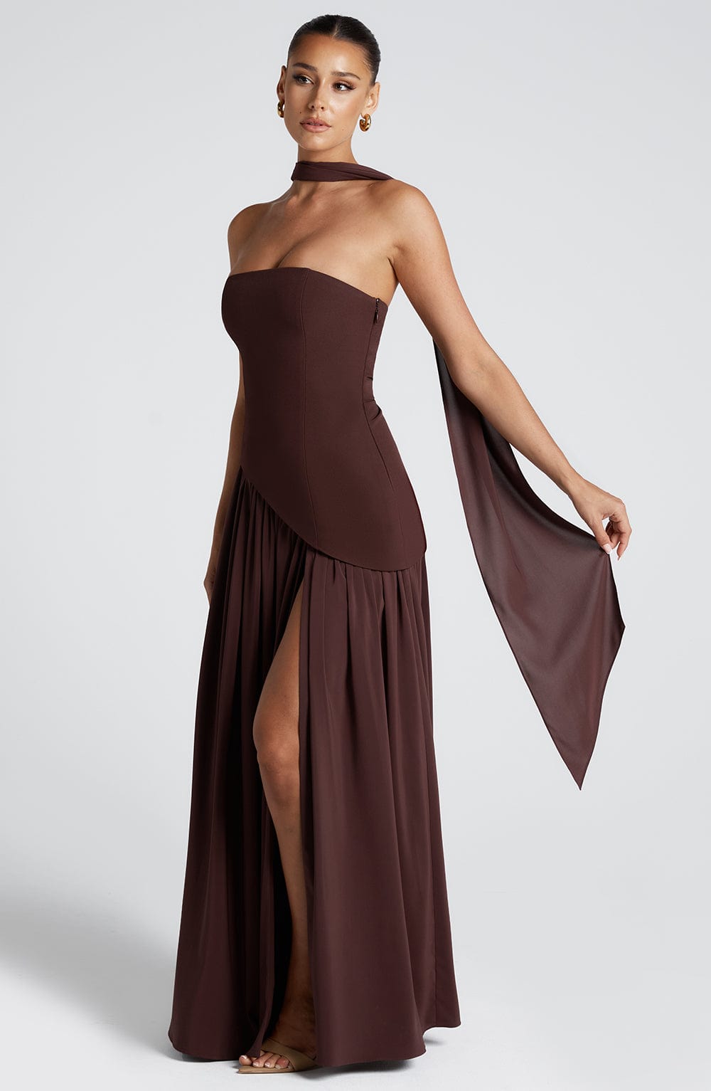 Witkaé™ | Svara Satin Maxi Dress