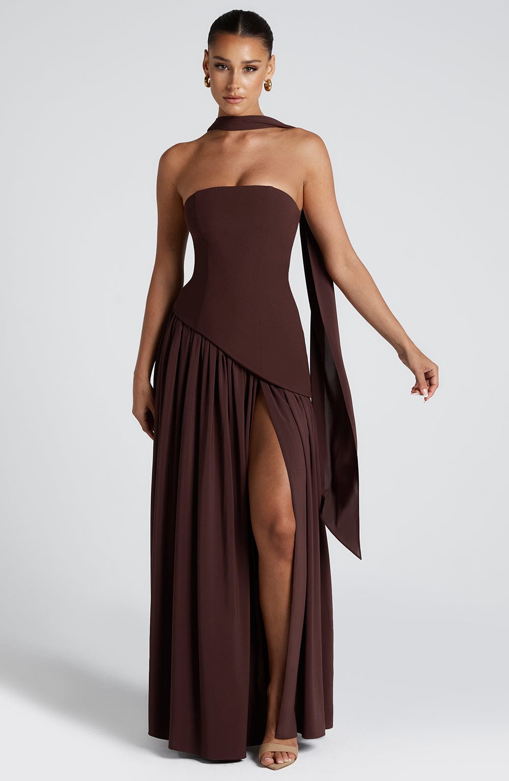 Witkaé™ | Svara Satin Maxi Dress