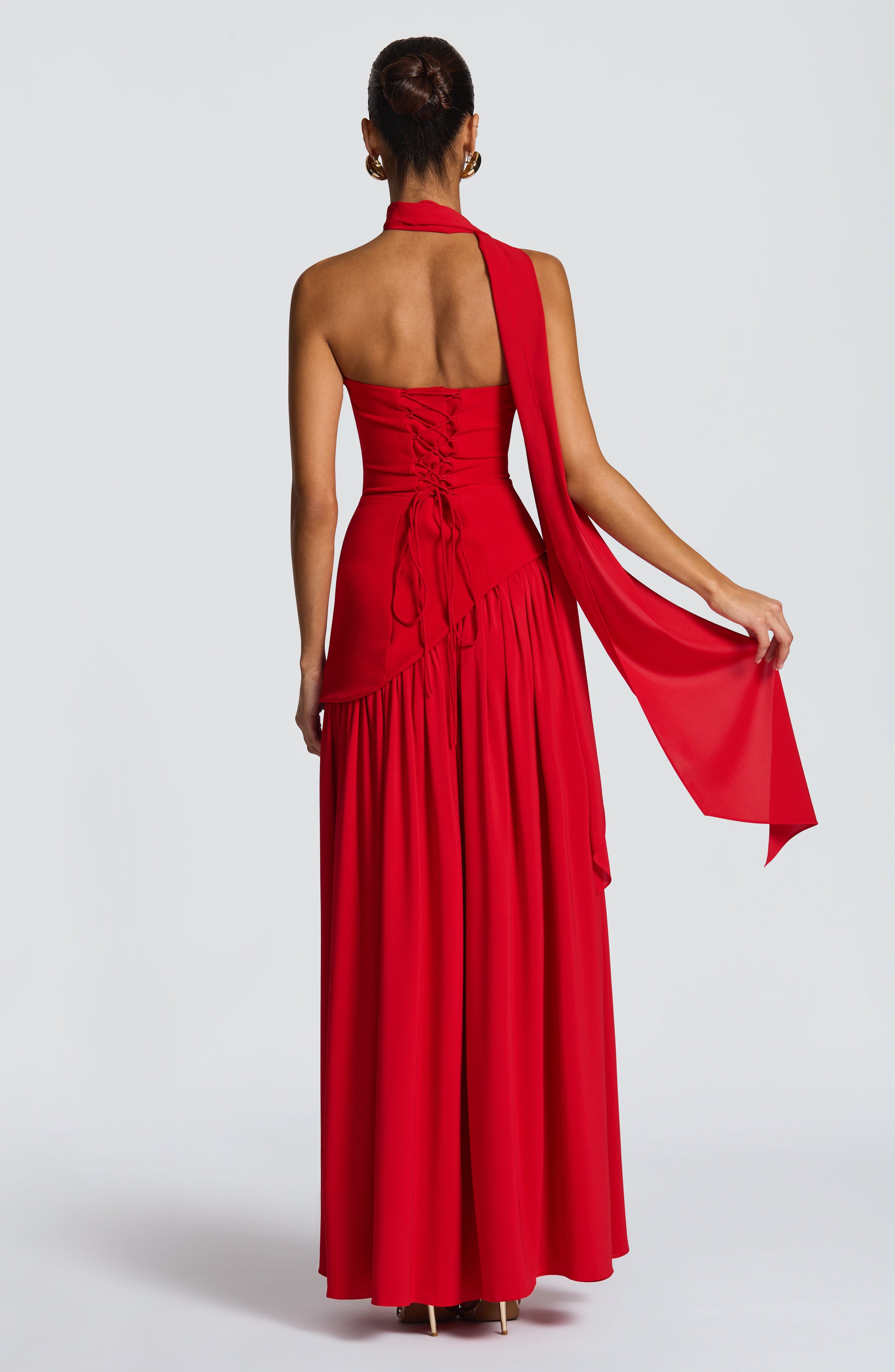 Witkaé™ | Svara Satin Maxi Dress